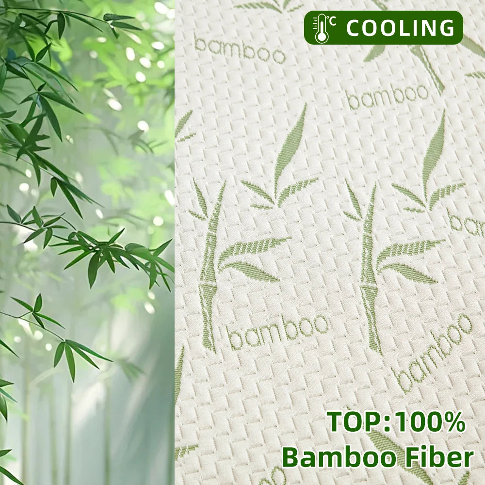 Bamboo Viscose Mattress Cover Fitted Style Soft And Breathable, Mattress Protector Twin Size Bed Fitted Sheet