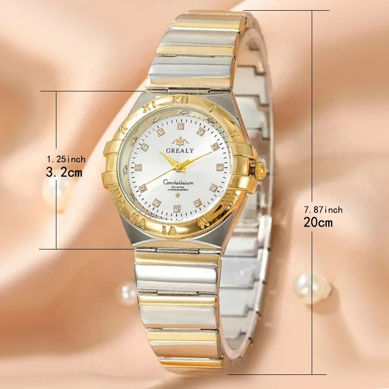 New Fashion Women Watches Luxury Quartz Watch Clocks Casual Relogio Feminino Women's Wristwatches Stainless Steel Montres Femmes