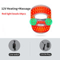 Red Light Heated Face Mask, Facial Massager & Heating Pad - 3-Gear Adjustment, for Facial Care, Muscle Relax & Discomfort Relief