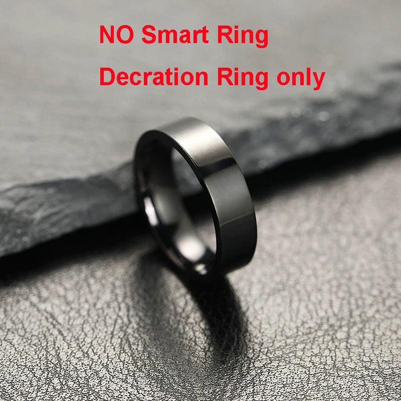 2026 R12 Smart Ring with Display Screen and Touch, Wireless Charging, Health Manager, 5 ATM Waterproof For Men Women Smart Rings
