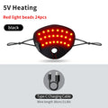 Red Light Nose-Specific Electric Heated Mask Relieves Rhinitis Allergy 3 Timer Levels Temperature Levels Type-c Warmth Therapy