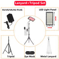 Red Light Therapy for Body,3 in 1 Deep 660&850 nm Infrared Light Therapy Panel Lamp with Bracket for Face, Muscles Pain, Joints