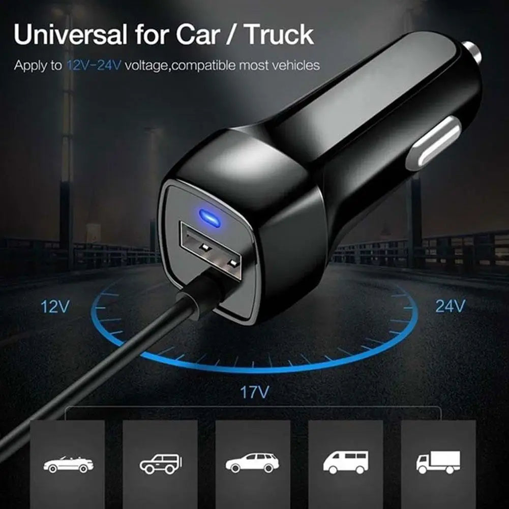 New Car Charger Car USB Quick Charger 3.0 Car Charger For Mobile Phone Micro Type C Fast Cable For Huawei For IPhone Chargers