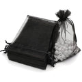 50pcs Pink Organza Drawstring Jewelry Small Bag for Earring Favor Wrapping Packing Pouch Packaging Wedding Businesses Organizer