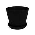 5 Sizes Plastic Flower Planter Pots Round Succulents Plant Pot with Tray Garden Indoor Bonsai Balcony Decor горшок для цветов