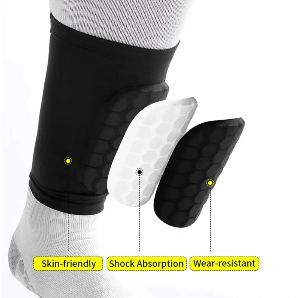 Mini Football Shin Guard Covers Built-In Small Shin Guards for Men Women And Teenagers Sports Protective Gear