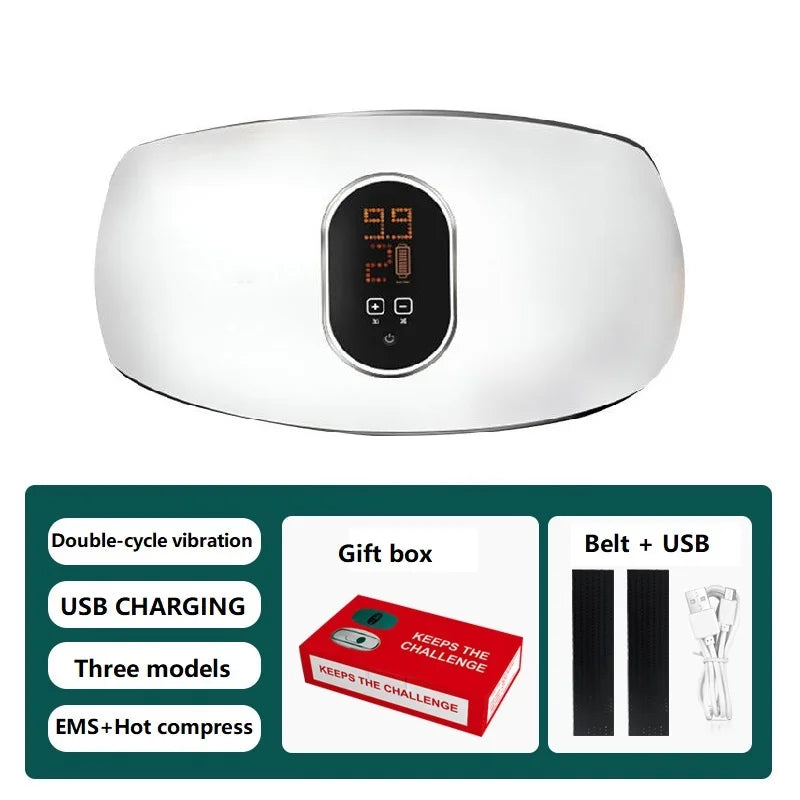 Rechargeable Body Slimming Machine Weight Loss Crazy Fat Burning Massage Fitness Belt Beauty Tool Constipation