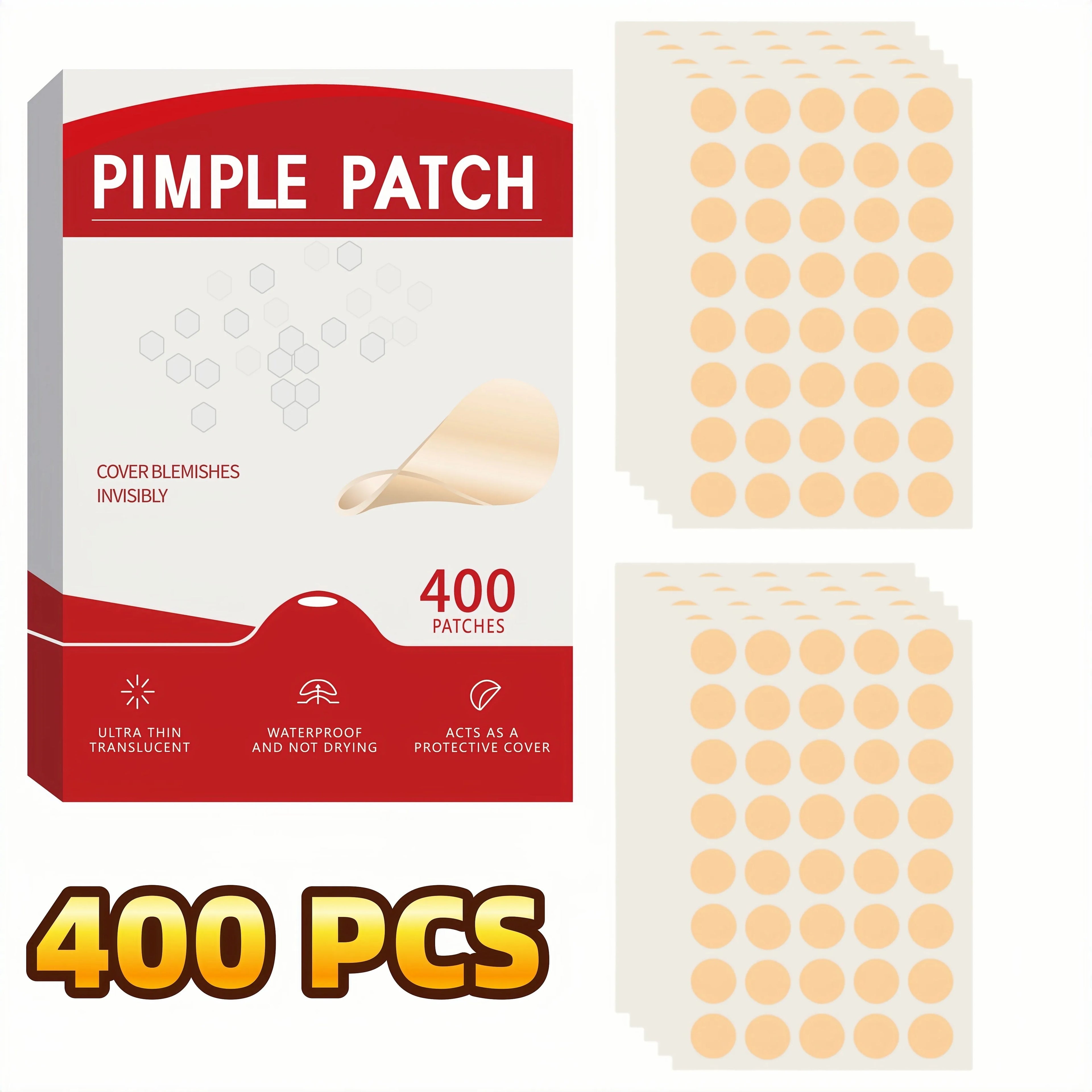 400pcs Acne Patch, Covers Pimple And Acne, Pimple Patch for Covering Zits And Blemishes, Spot Stickers for Face And Skin