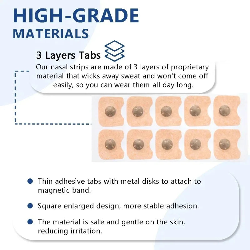 Nasal breathing dilators Magnetic Nasal Strips Increase Air Improve Sleep Quality Reduce SnoringU