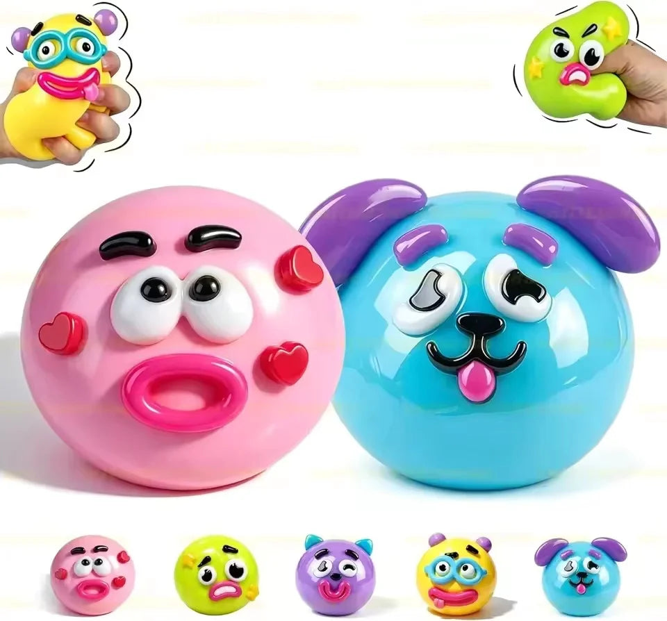 New Smushers Squishy Pinch Slow Rebound Soft Decompression Pressure Ball Office Home Decoration Children Adult Funny Gifts