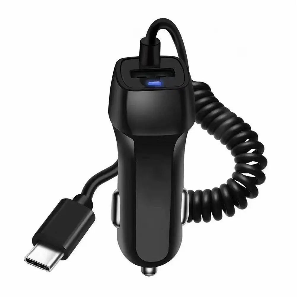 New Car Charger Car USB Quick Charger 3.0 Car Charger For Mobile Phone Micro Type C Fast Cable For Huawei For IPhone Chargers