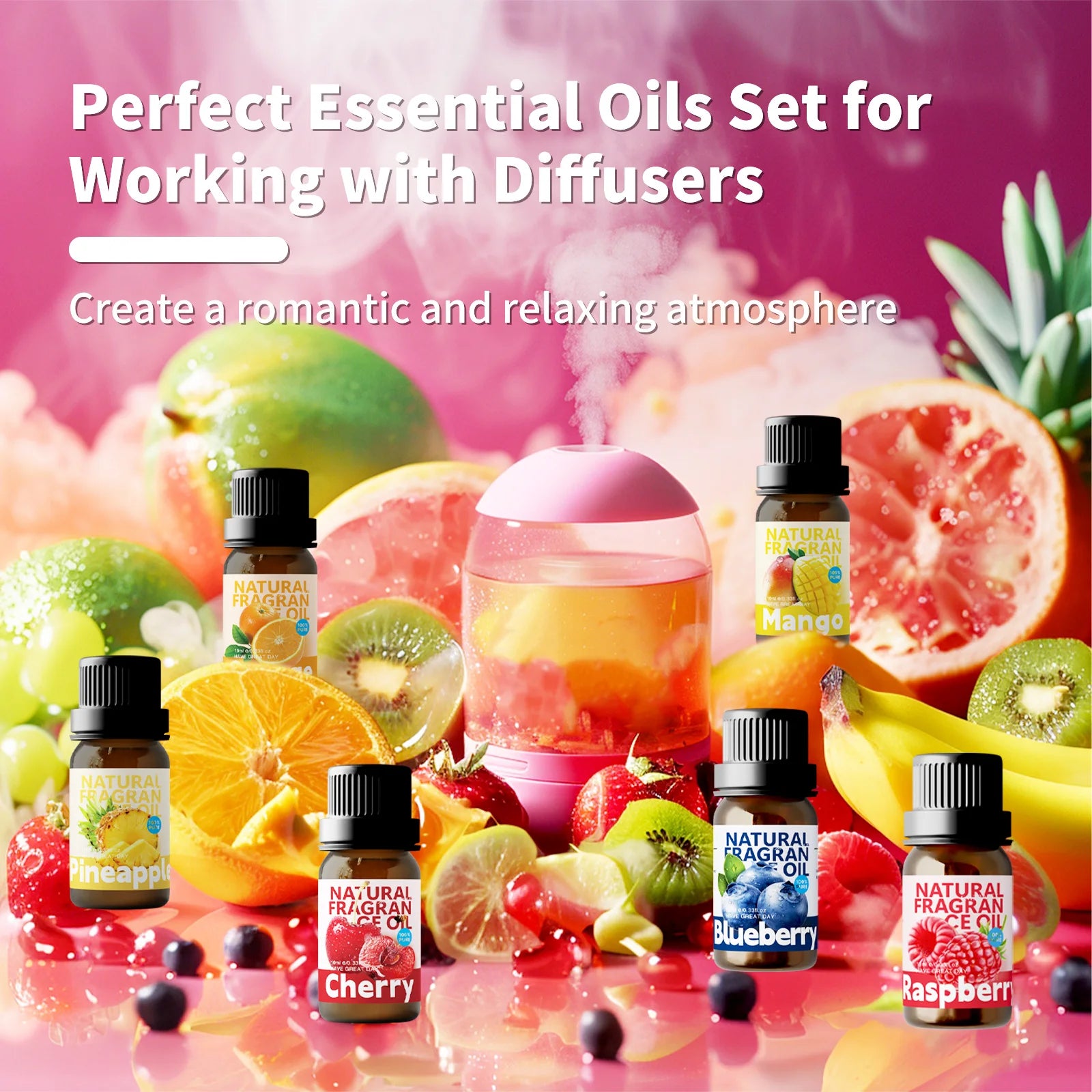 10ml Raspberry  Fragrance Essential Oils Raspberry  Perfume Women Funny Gifts For Women All Skin Types Aroma Oil