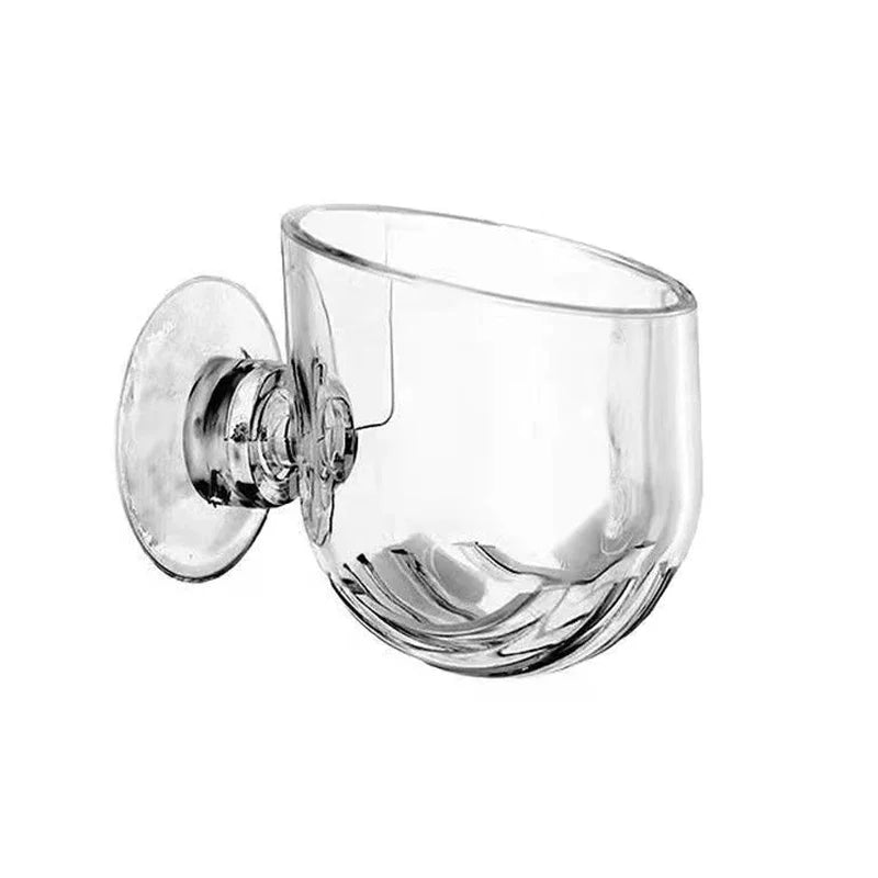 Transparent Acrylic Aquatic Plant Cup Aquarium Fish Tank Plant Pot With Suction Feeding Container Stand Aquarium Accessories