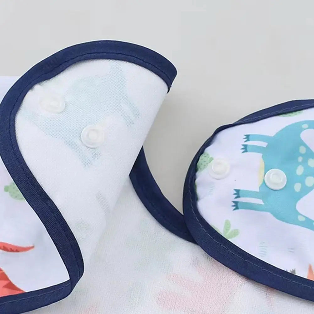 Baby Feeding Supplies Anti-dirty Saliva Towel Burp Apron Cartoon Baby Stuff Baby Bib Baby Coverall Baby Eating Artifact