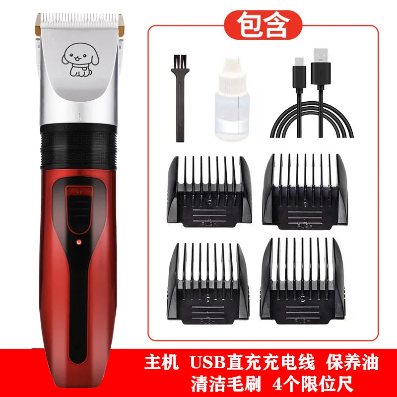 1500 MAh Electric Charge Hair Clipper Pet Trimmer Pet Puppy Grooming  Scissors for Dogs & Cats Haircutting Machine Shaving Tool