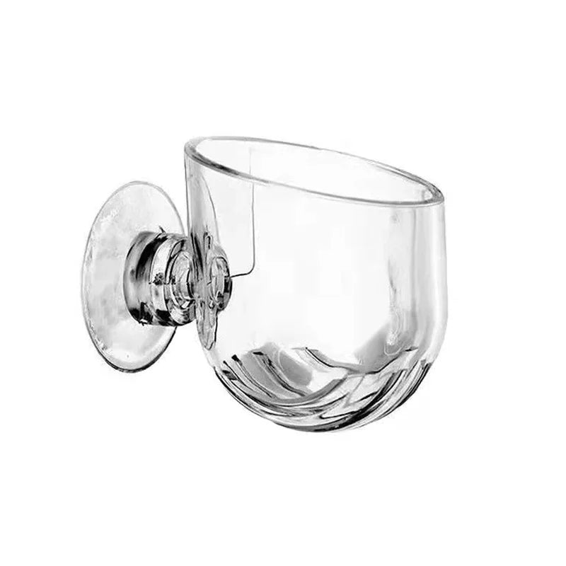 Transparent Acrylic Aquatic Plant Cup Aquarium Fish Tank Plant Pot With Suction Feeding Container Stand Aquarium Accessories