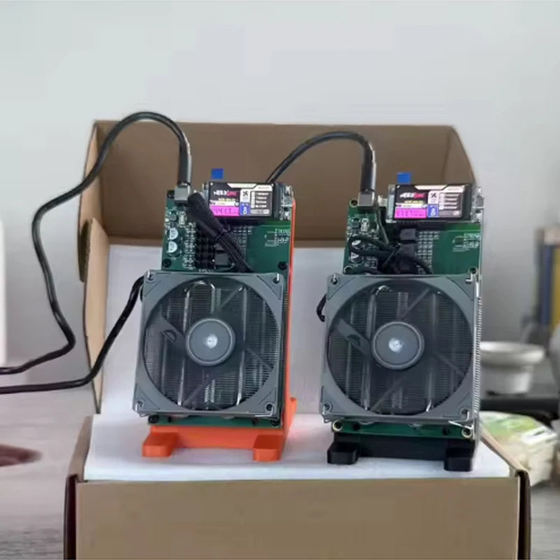 Bitaxe NerdQaxe++4.8T Small Mining Machine - High - Performance Crypto Mining Equipment with 4.8T Hashrate with PSU