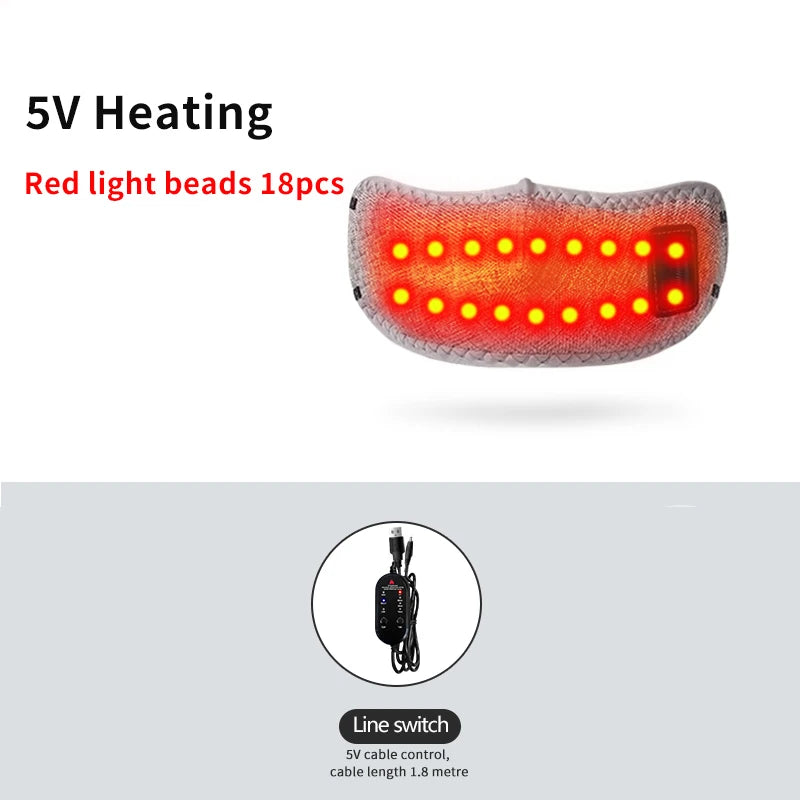 Red Light Therapy for Nose 3 Levels Adjustable Nasal Heating Mask for Relieve Nasal Congestion Sinus Relief  Comfort Health Care
