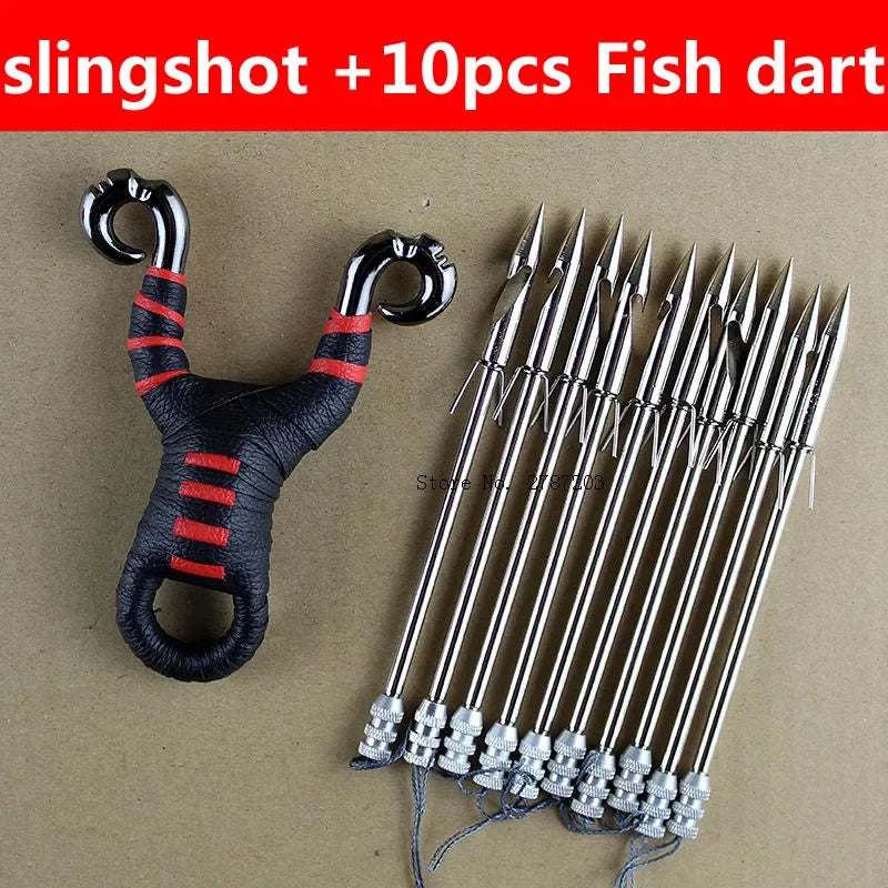 Powerful Slingshot Fishing Hunting Suit Pro Fish Shooting Arrow Catapult Outdoor Launcher Or Precise Outdoor Fishing Hunting