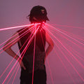 Red Laser Mask Light Up Party Masks Halloween Cosplay Supplies LED Glowing Mask DJ Nightclub Disco Decoration Luminous Mask
