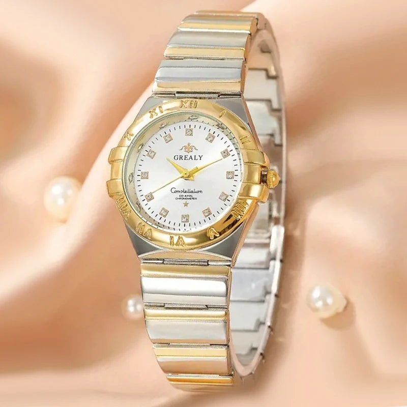 New Fashion Women Watches Luxury Quartz Watch Clocks Casual Relogio Feminino Women's Wristwatches Stainless Steel Montres Femmes