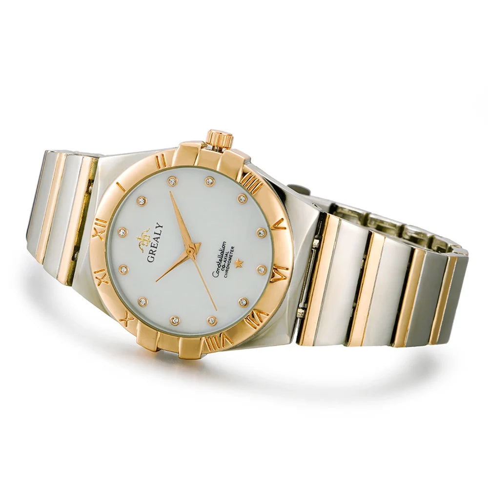 New Fashion Women Watches Luxury Quartz Watch Clocks Casual Relogio Feminino Women's Wristwatches Stainless Steel Montres Femmes
