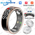 2026 Smart Ring Display Screen and Touch, Wireless Charging,Smart Control,Health Manager,5ATM Waterproof For Men Women New Rings