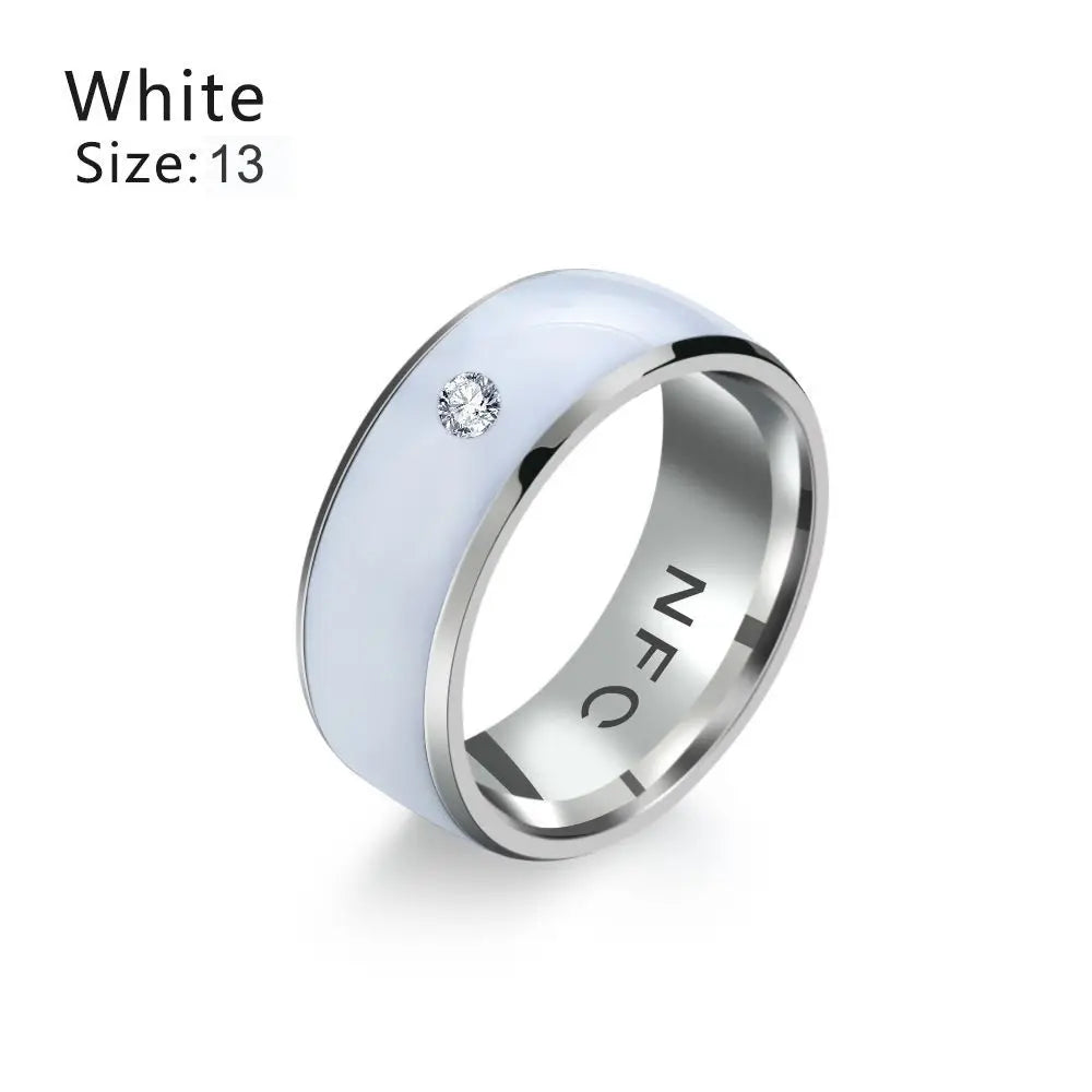NFC Smart Finger Ring Intelligent Wear Connect Android Phone Equipment Rings Fashion