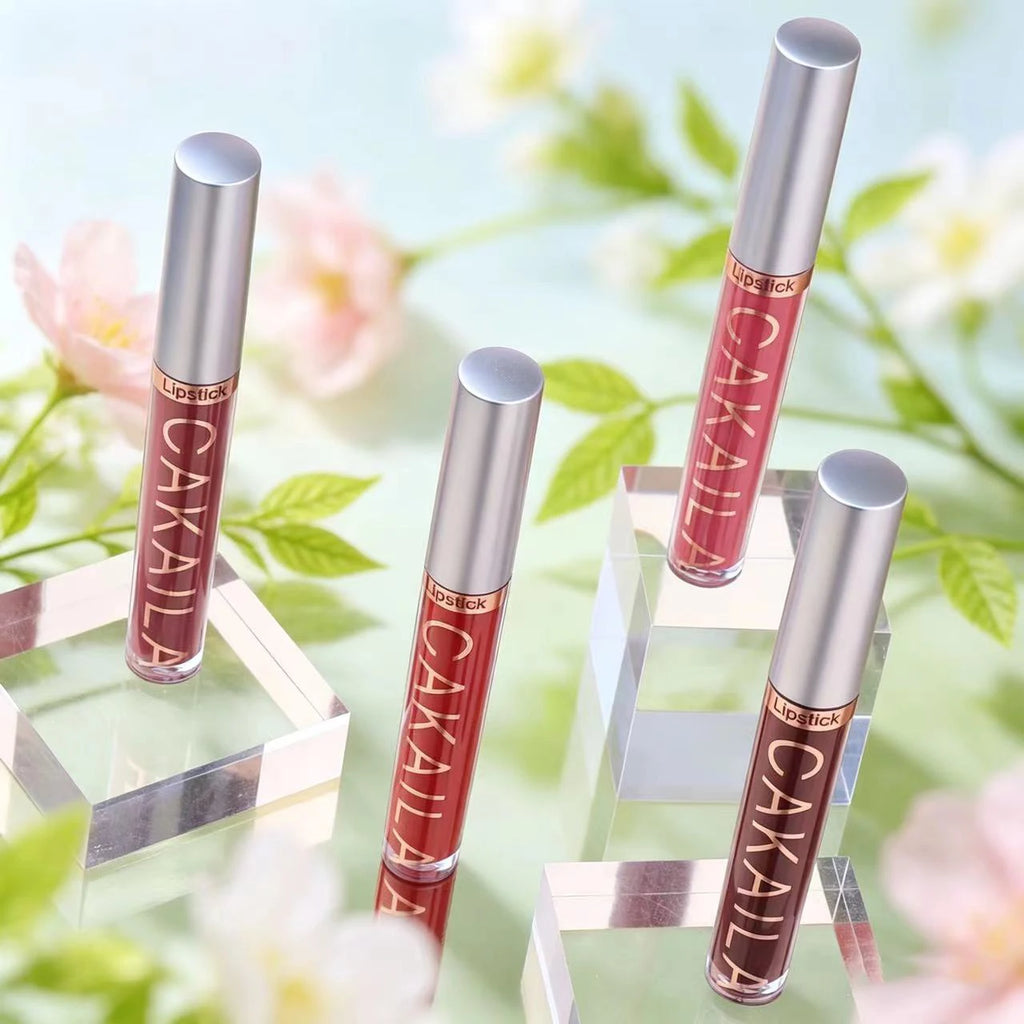 10Pcs Matte Lip Gloss Set - Waterproof Non-Stick Cup Liquid Lipstick Kit Nude Bold Shades Moisturizing Lip Tint for Women Makeup